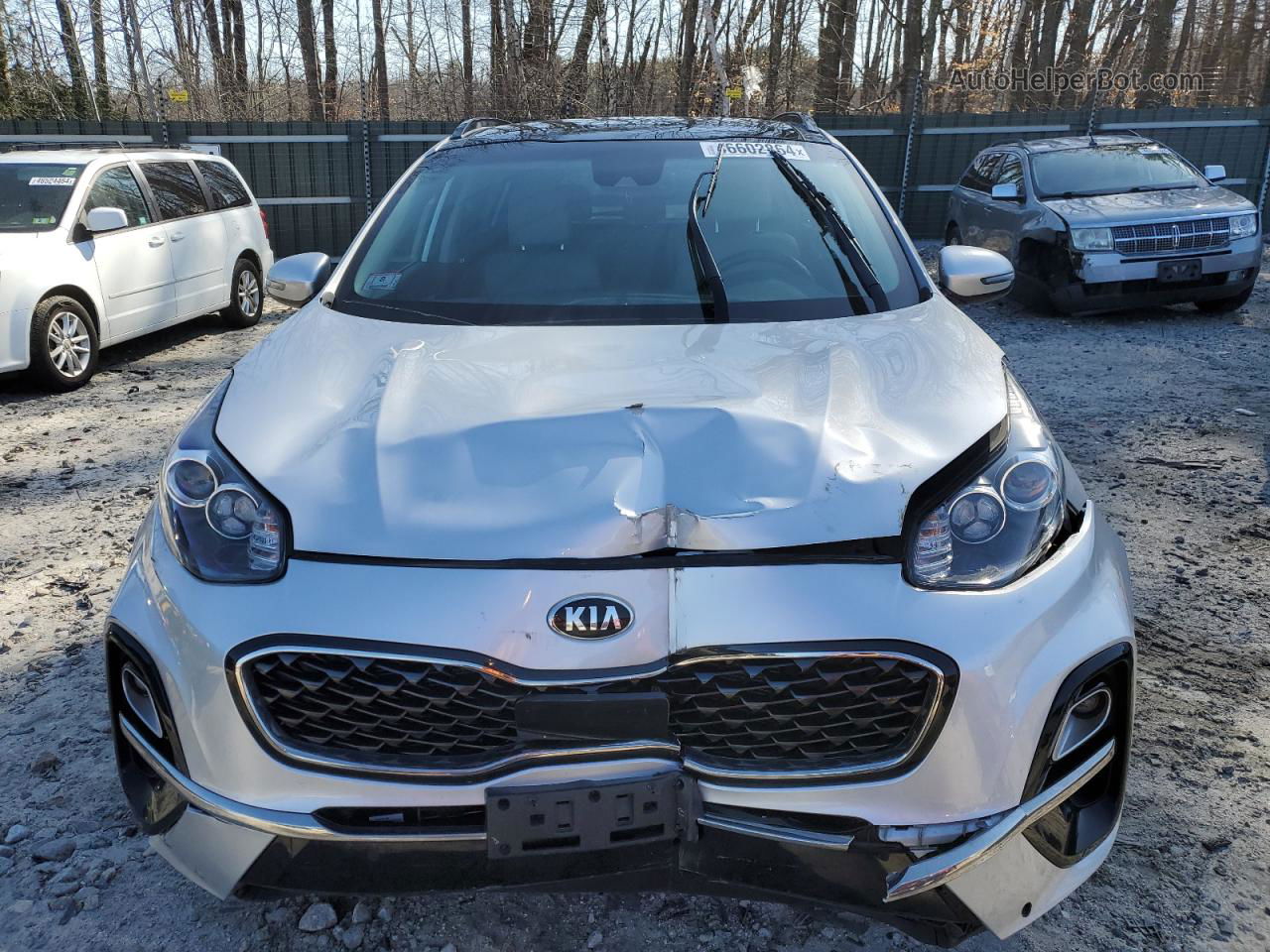 2020 Kia Sportage Ex Silver vin: KNDPNCAC6L7657794