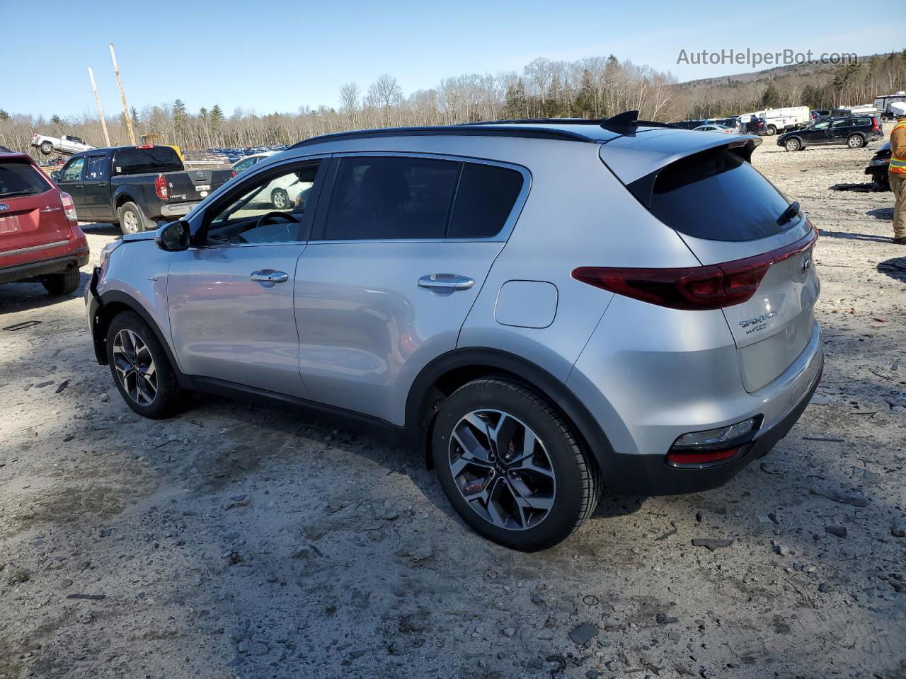 2020 Kia Sportage Ex Silver vin: KNDPNCAC6L7657794