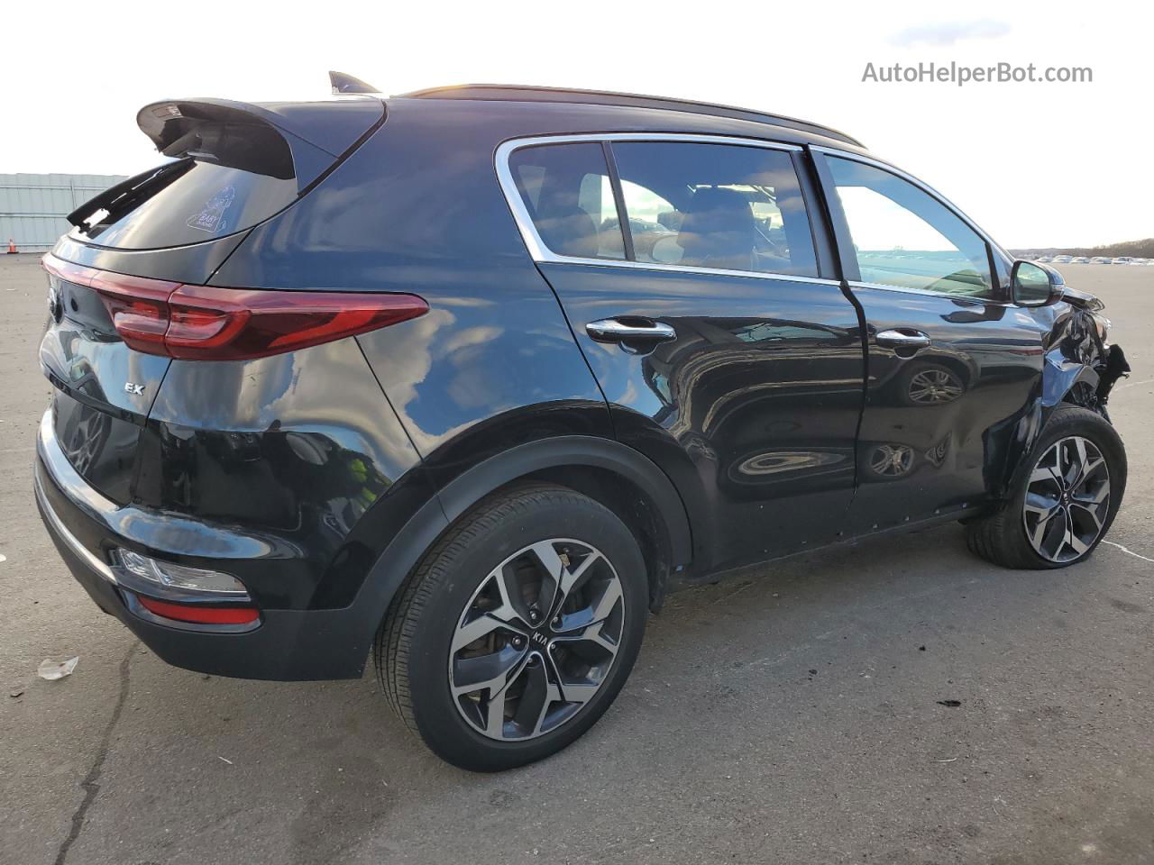 2020 Kia Sportage Ex Черный vin: KNDPNCAC6L7824316