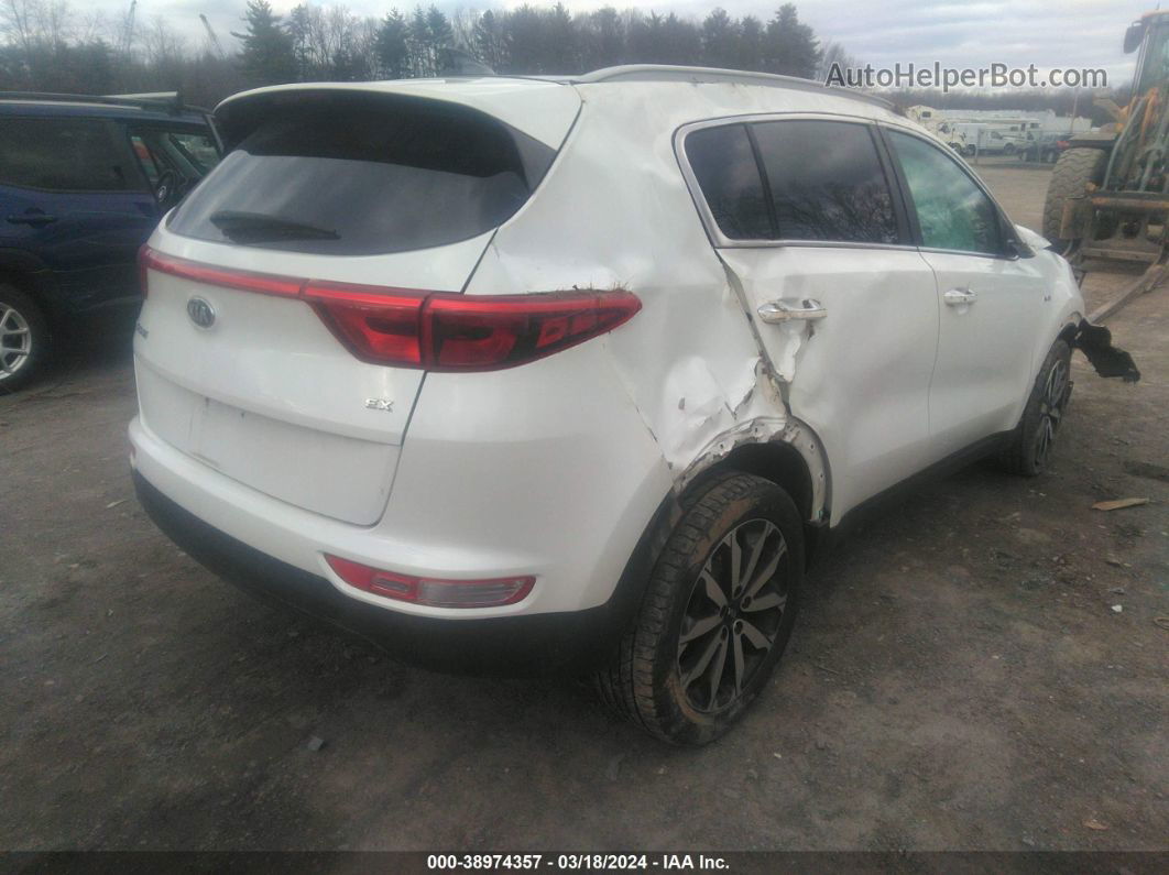 2017 Kia Sportage Ex Белый vin: KNDPNCAC7H7105146