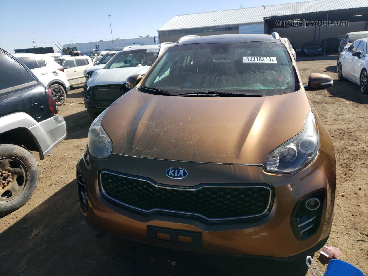 2017 Kia Sportage Ex Brown vin: KNDPNCAC7H7291027