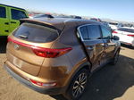 2017 Kia Sportage Ex Brown vin: KNDPNCAC7H7291027