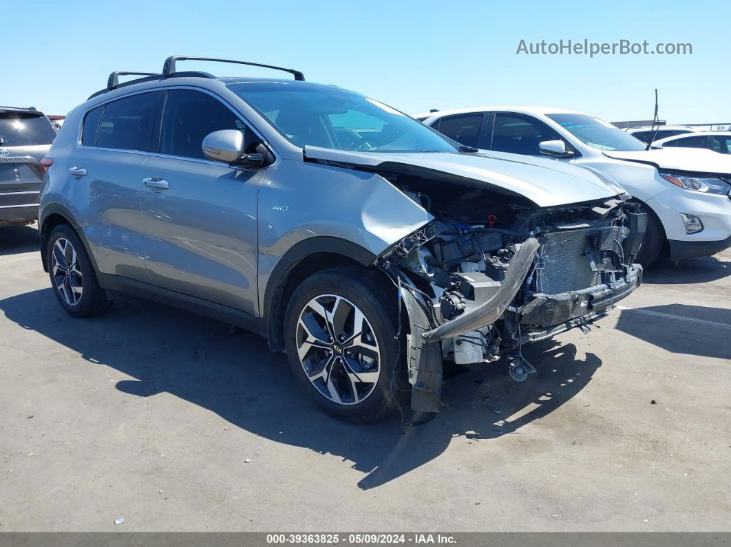 2020 Kia Sportage Ex Gray vin: KNDPNCAC7L7740859