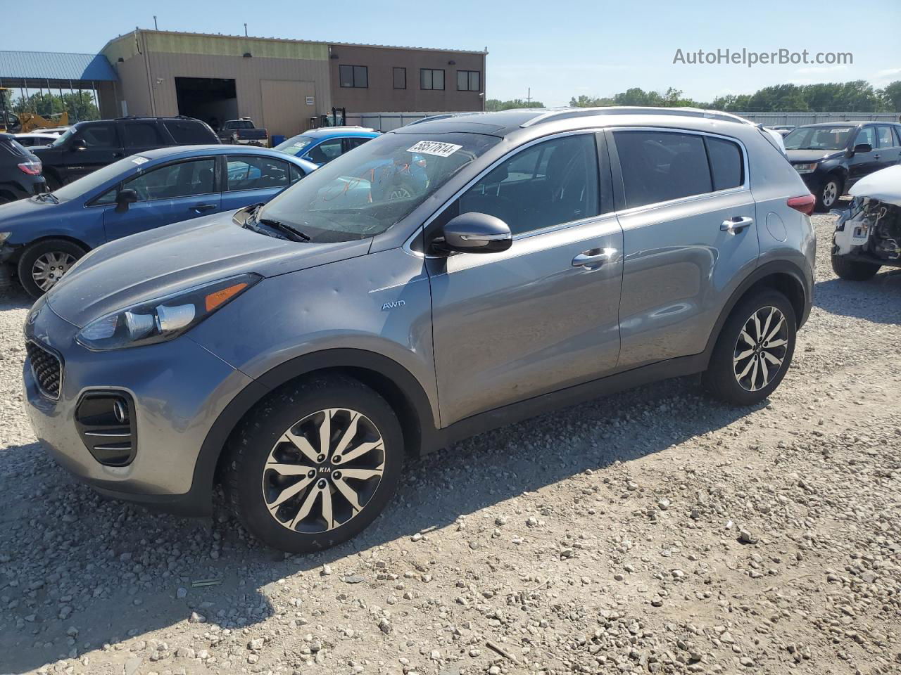 2017 Kia Sportage Ex Charcoal vin: KNDPNCAC8H7069757