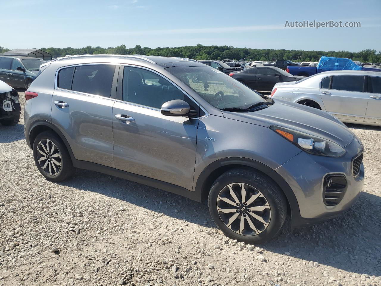 2017 Kia Sportage Ex Charcoal vin: KNDPNCAC8H7069757