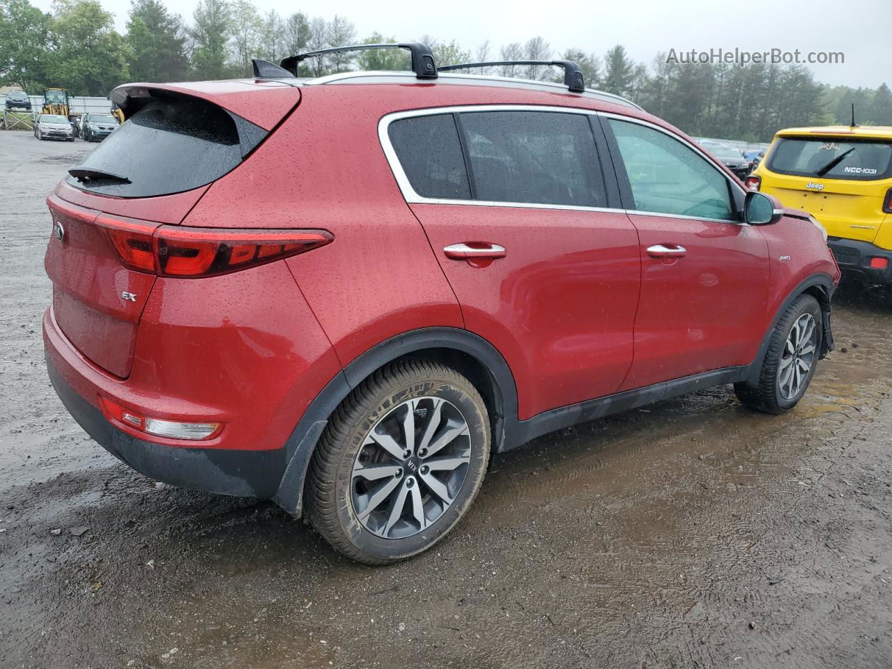 2017 Kia Sportage Ex Red vin: KNDPNCAC8H7169390