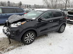 2017 Kia Sportage Ex Черный vin: KNDPNCAC8H7185637