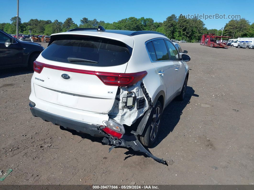 2020 Kia Sportage Ex White vin: KNDPNCAC8L7755774