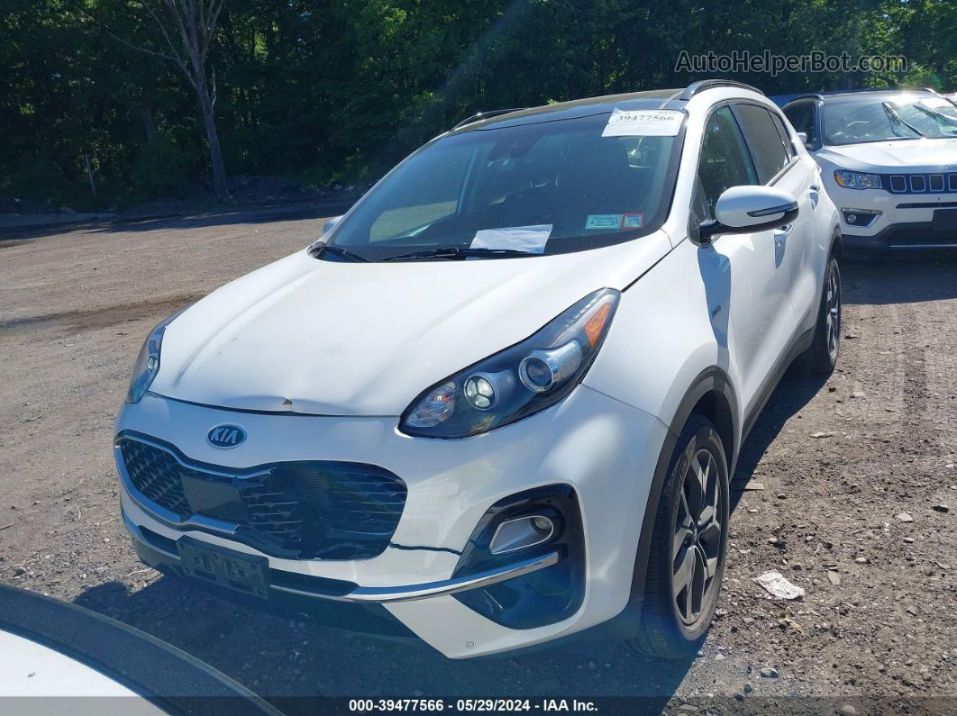 2020 Kia Sportage Ex White vin: KNDPNCAC8L7755774