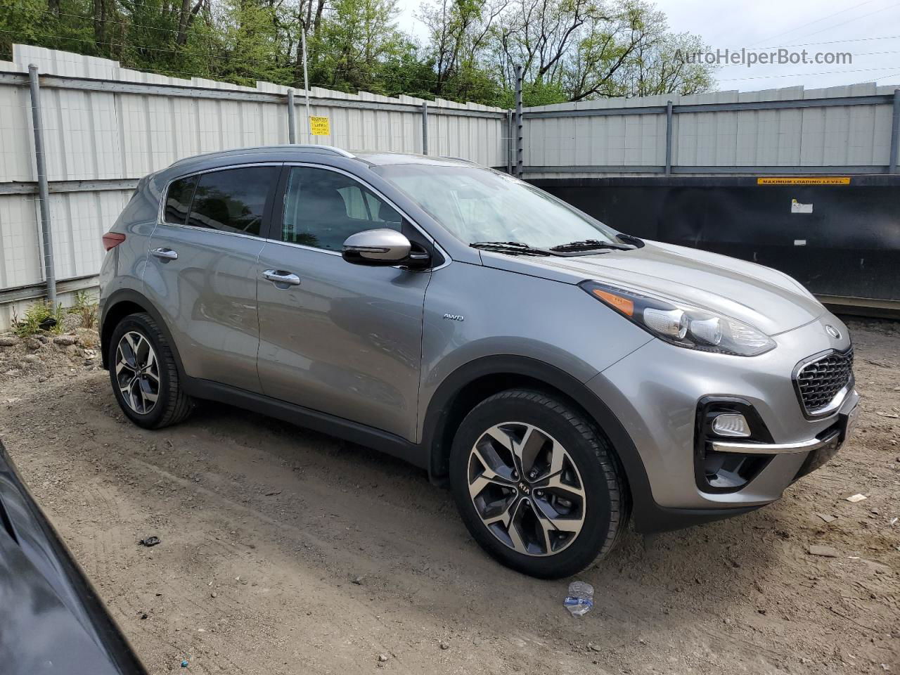 2020 Kia Sportage Ex Silver vin: KNDPNCAC8L7828254