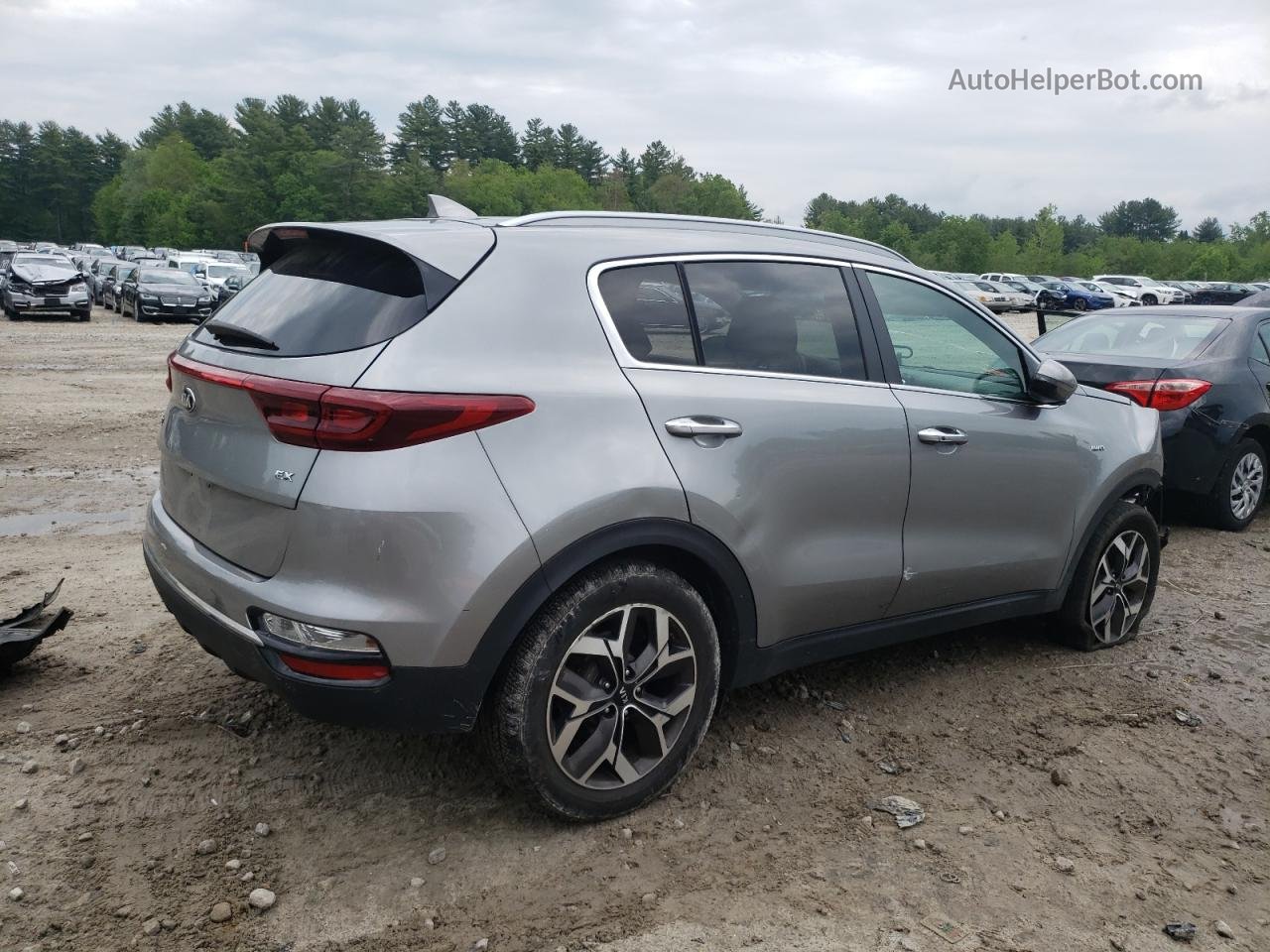 2020 Kia Sportage Ex Gray vin: KNDPNCAC8L7828500