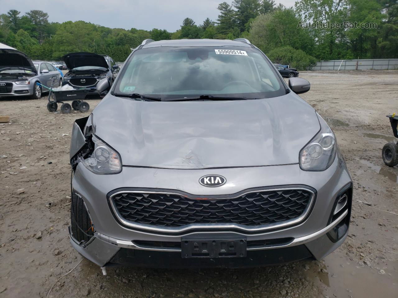 2020 Kia Sportage Ex Gray vin: KNDPNCAC8L7828500