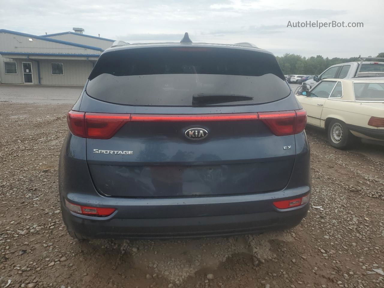 2017 Kia Sportage Ex Blue vin: KNDPNCAC9H7037321