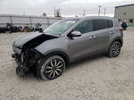 2017 Kia Sportage Ex Серебряный vin: KNDPNCAC9H7249281