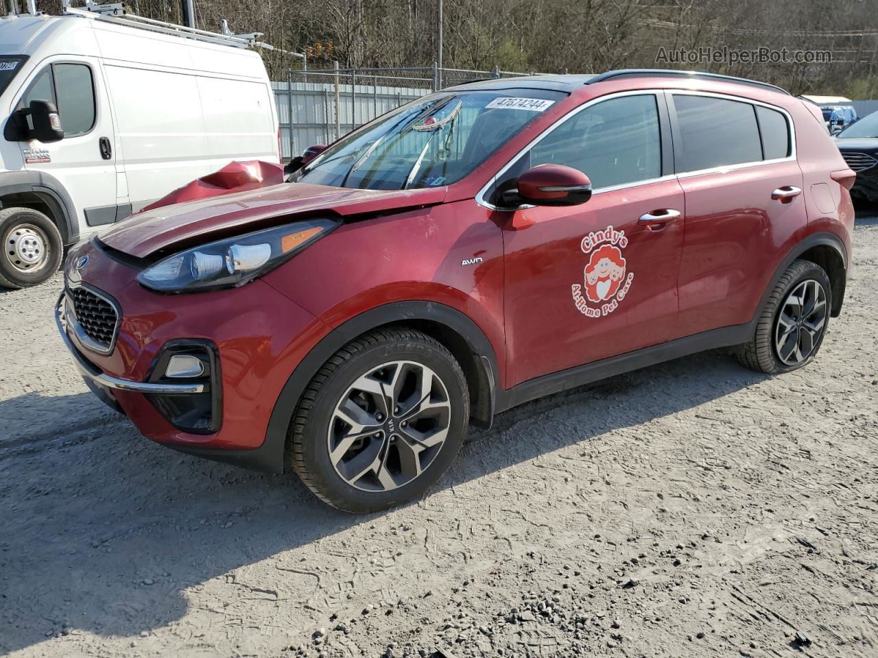 2020 Kia Sportage Ex Red vin: KNDPNCAC9L7631772