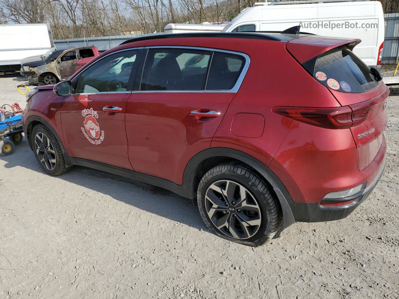 2020 Kia Sportage Ex Red vin: KNDPNCAC9L7631772