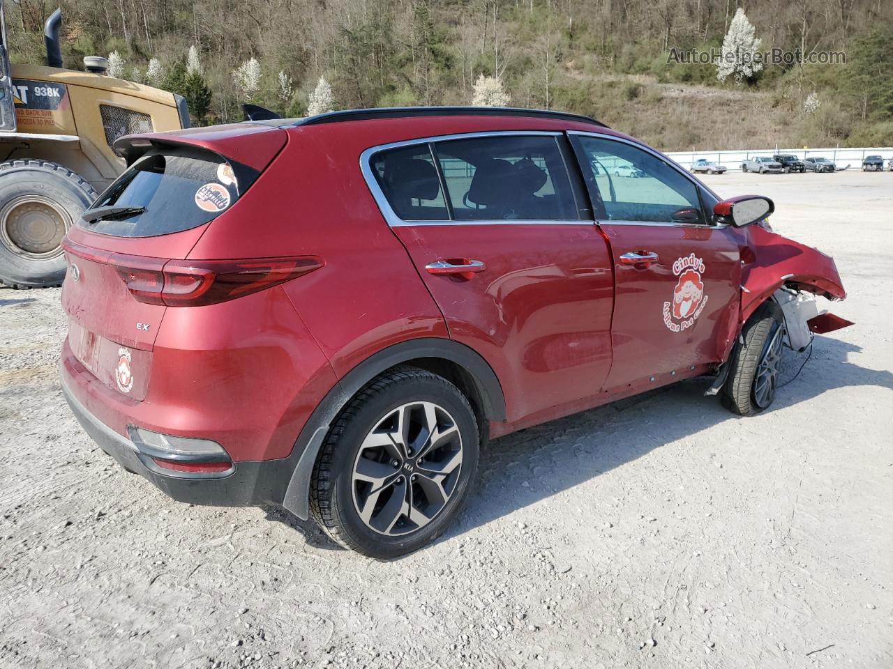 2020 Kia Sportage Ex Red vin: KNDPNCAC9L7631772