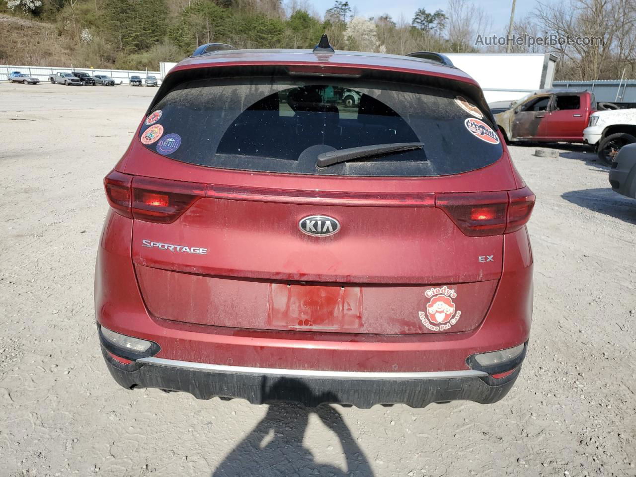 2020 Kia Sportage Ex Red vin: KNDPNCAC9L7631772