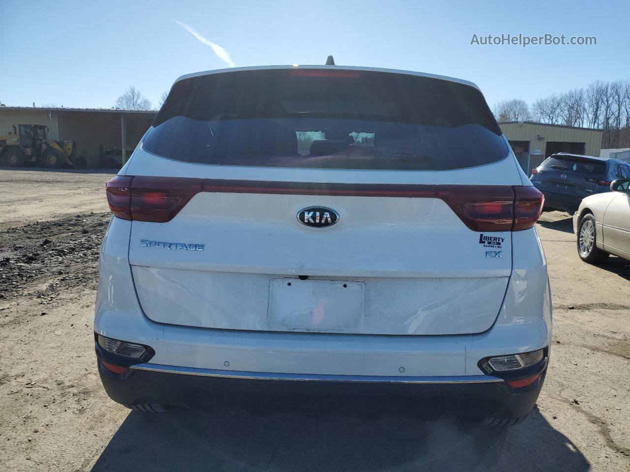 2020 Kia Sportage Ex White vin: KNDPNCAC9L7750891