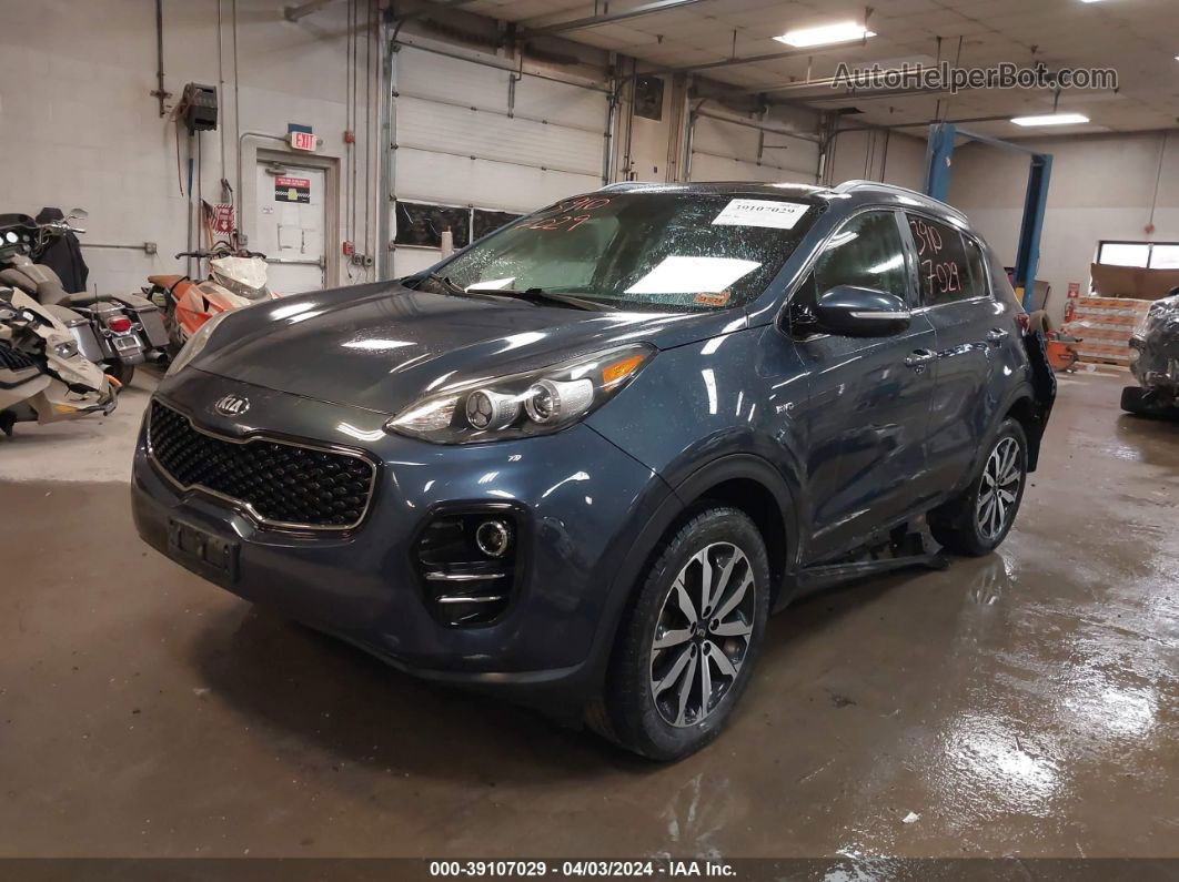 2017 Kia Sportage Ex Blue vin: KNDPNCACXH7058145