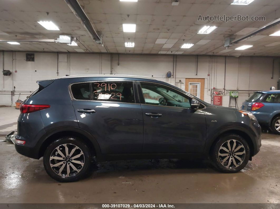 2017 Kia Sportage Ex Blue vin: KNDPNCACXH7058145