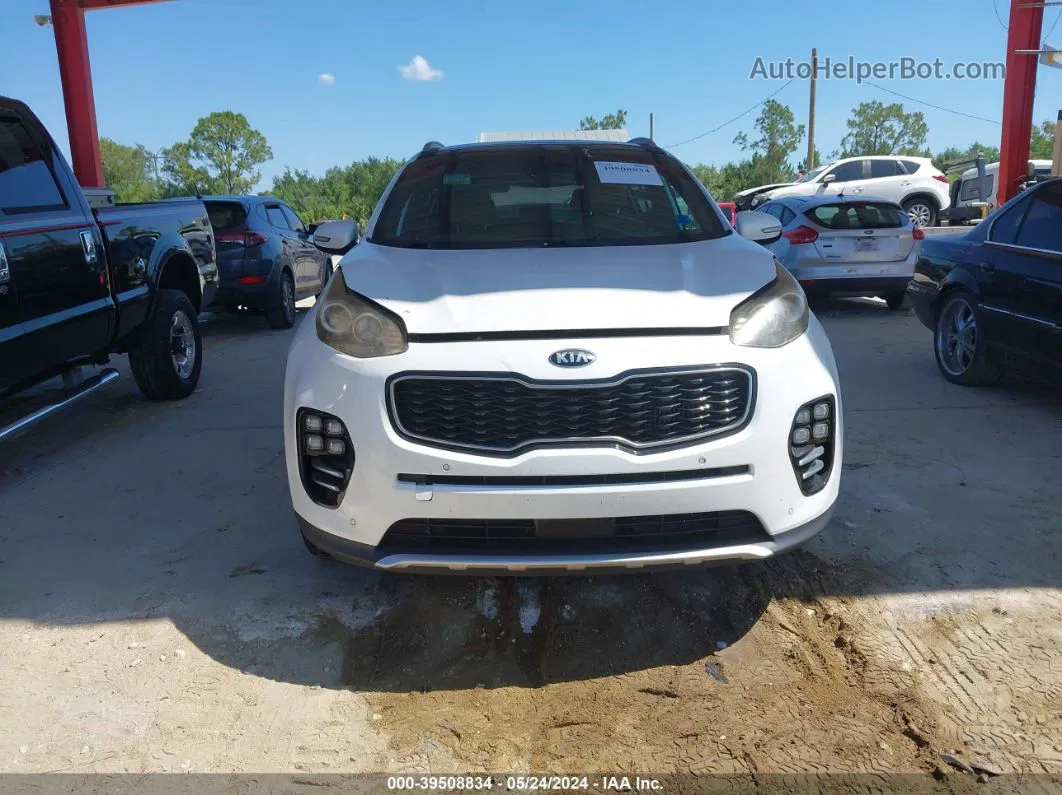 2017 Kia Sportage Sx Turbo White vin: KNDPR3A60H7153358