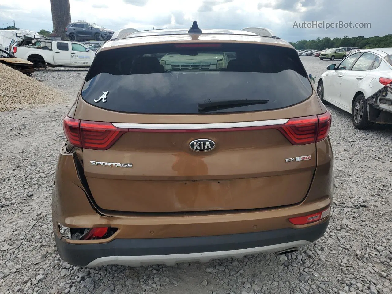 2017 Kia Sportage Sx Золотой vin: KNDPR3A63H7266947