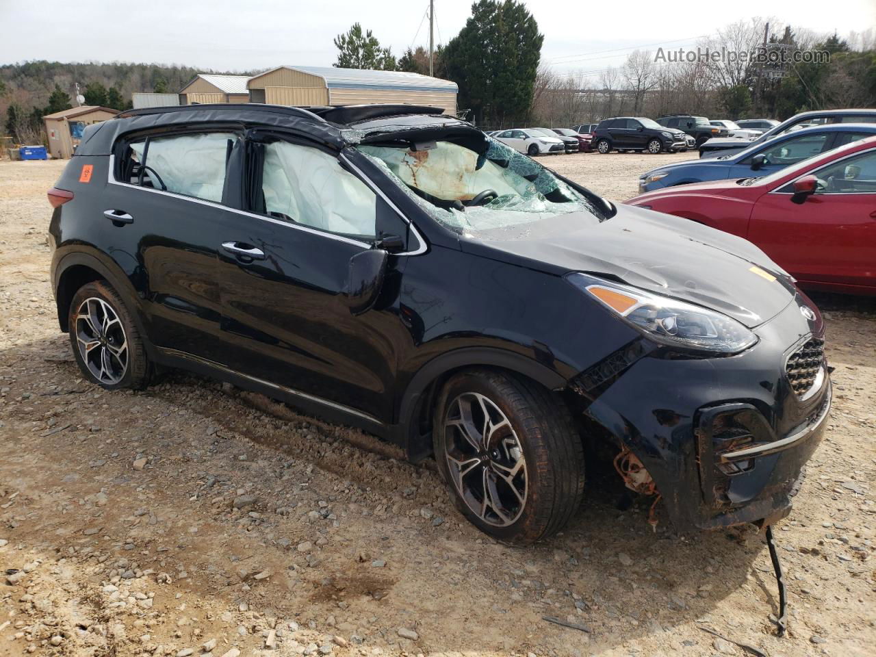 2020 Kia Sportage Sx Black vin: KNDPR3A63L7676107