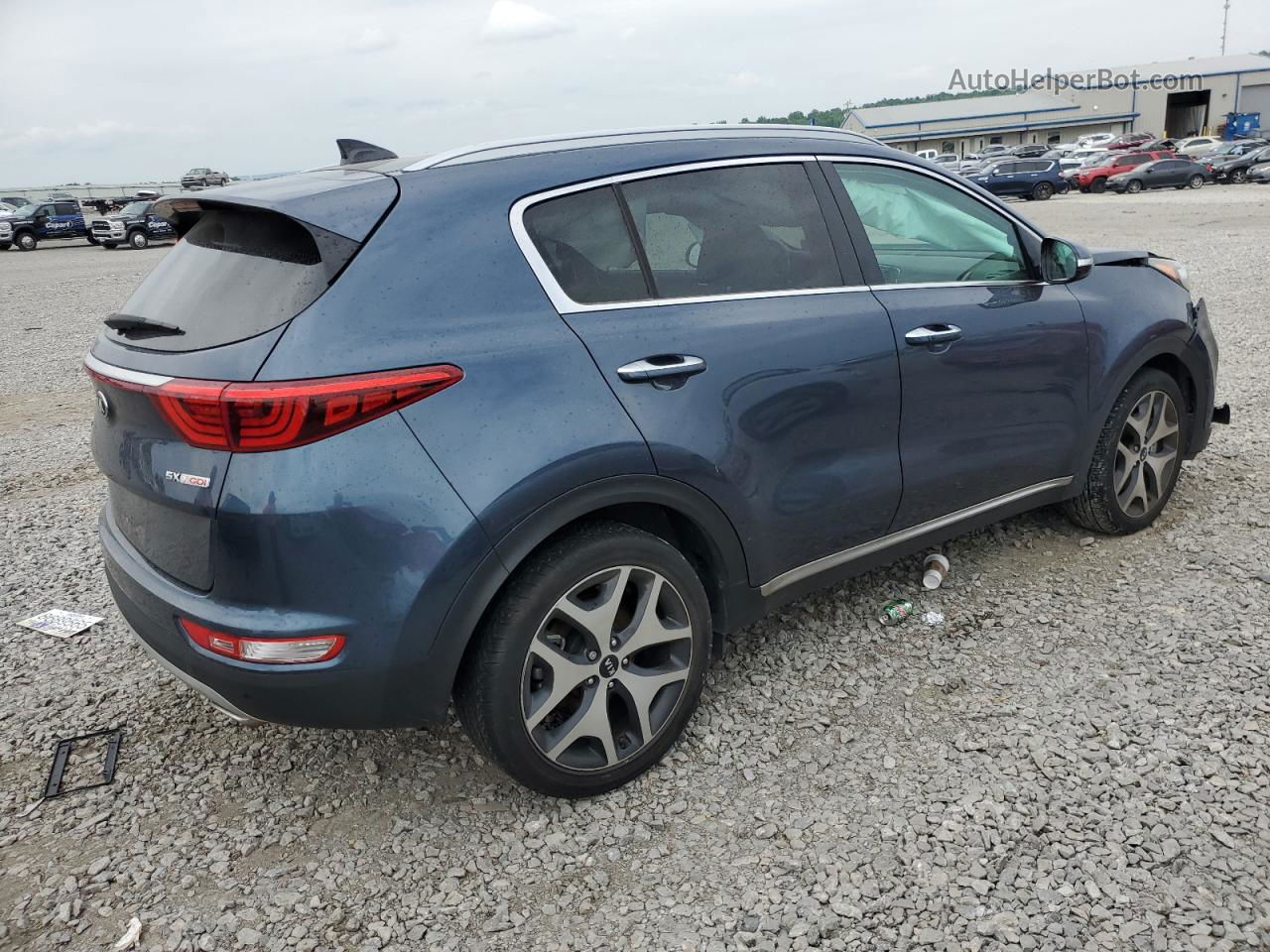 2017 Kia Sportage Sx Blue vin: KNDPR3A65H7184816