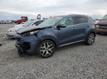 2017 Kia Sportage Sx Blue vin: KNDPR3A65H7184816