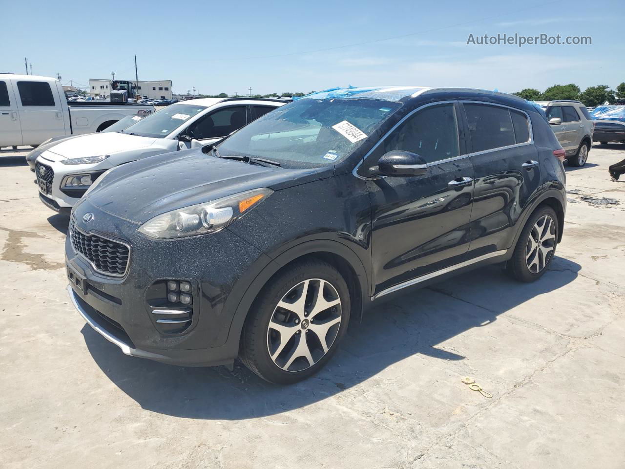 2017 Kia Sportage Sx Black vin: KNDPR3A65H7222125