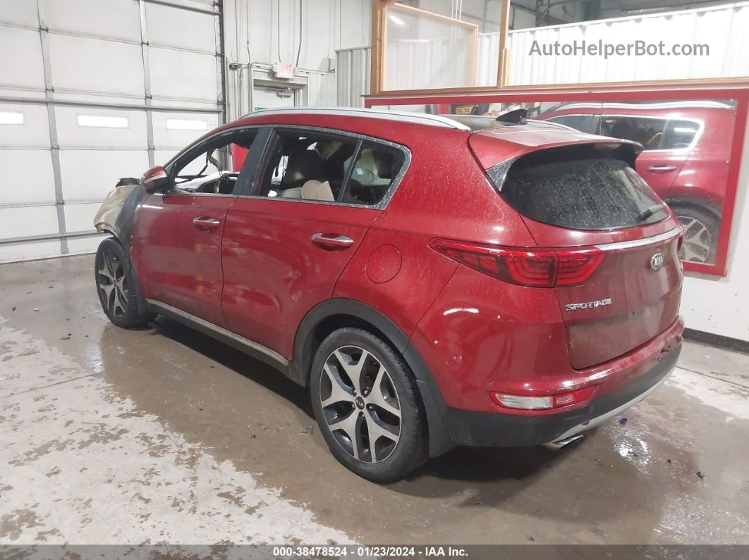 2017 Kia Sportage Sx Turbo Red vin: KNDPR3A66H7239029