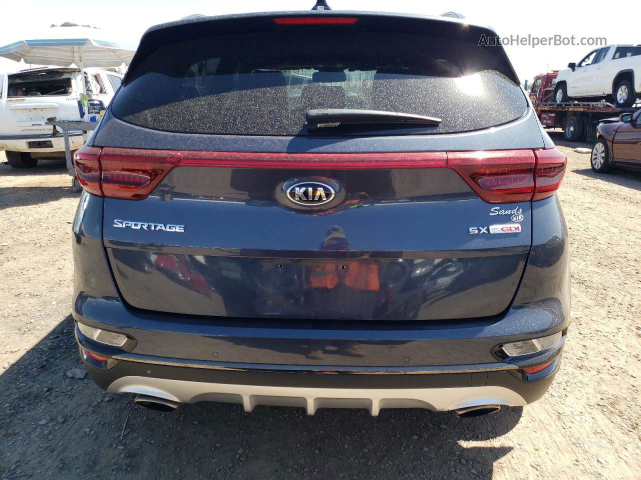 2020 Kia Sportage Sx Blue vin: KNDPR3A68L7739721