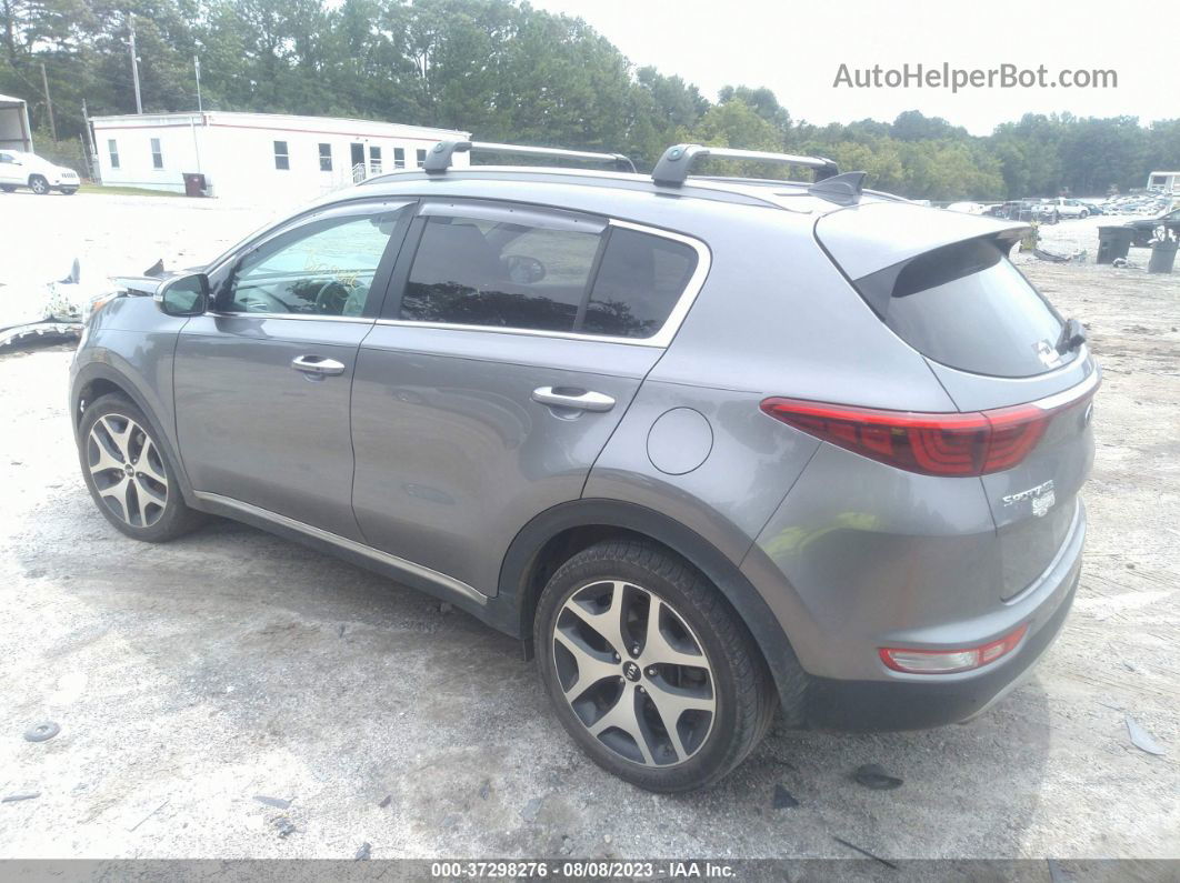 2017 Kia Sportage Sx Turbo Gray vin: KNDPR3A69H7099252