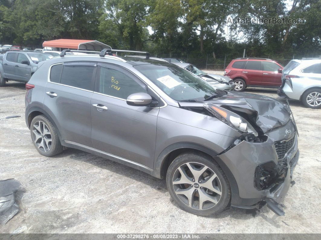 2017 Kia Sportage Sx Turbo Gray vin: KNDPR3A69H7099252