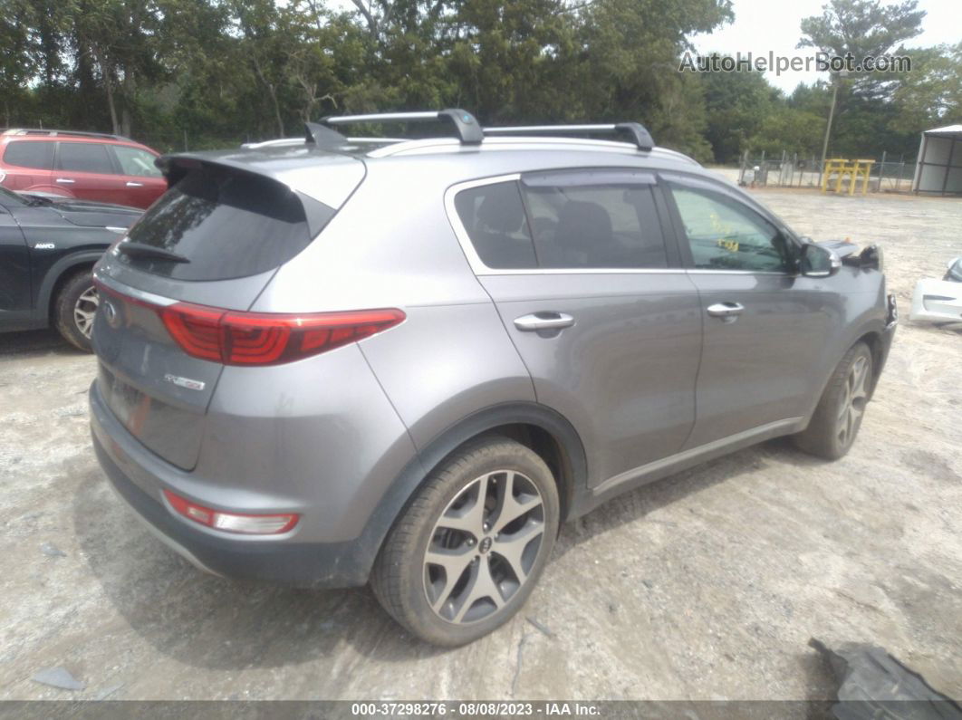 2017 Kia Sportage Sx Turbo Gray vin: KNDPR3A69H7099252