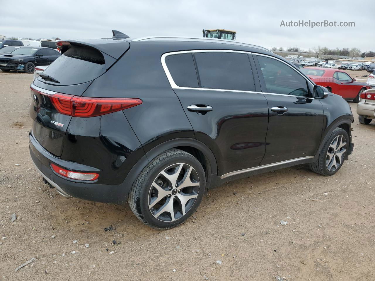 2017 Kia Sportage Sx Black vin: KNDPR3A6XH7153190