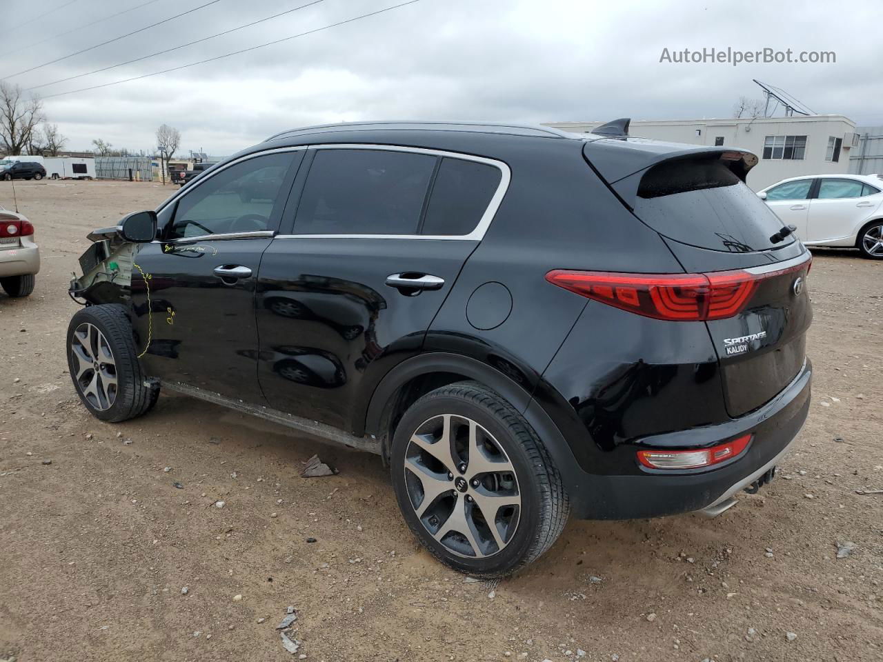 2017 Kia Sportage Sx Black vin: KNDPR3A6XH7153190