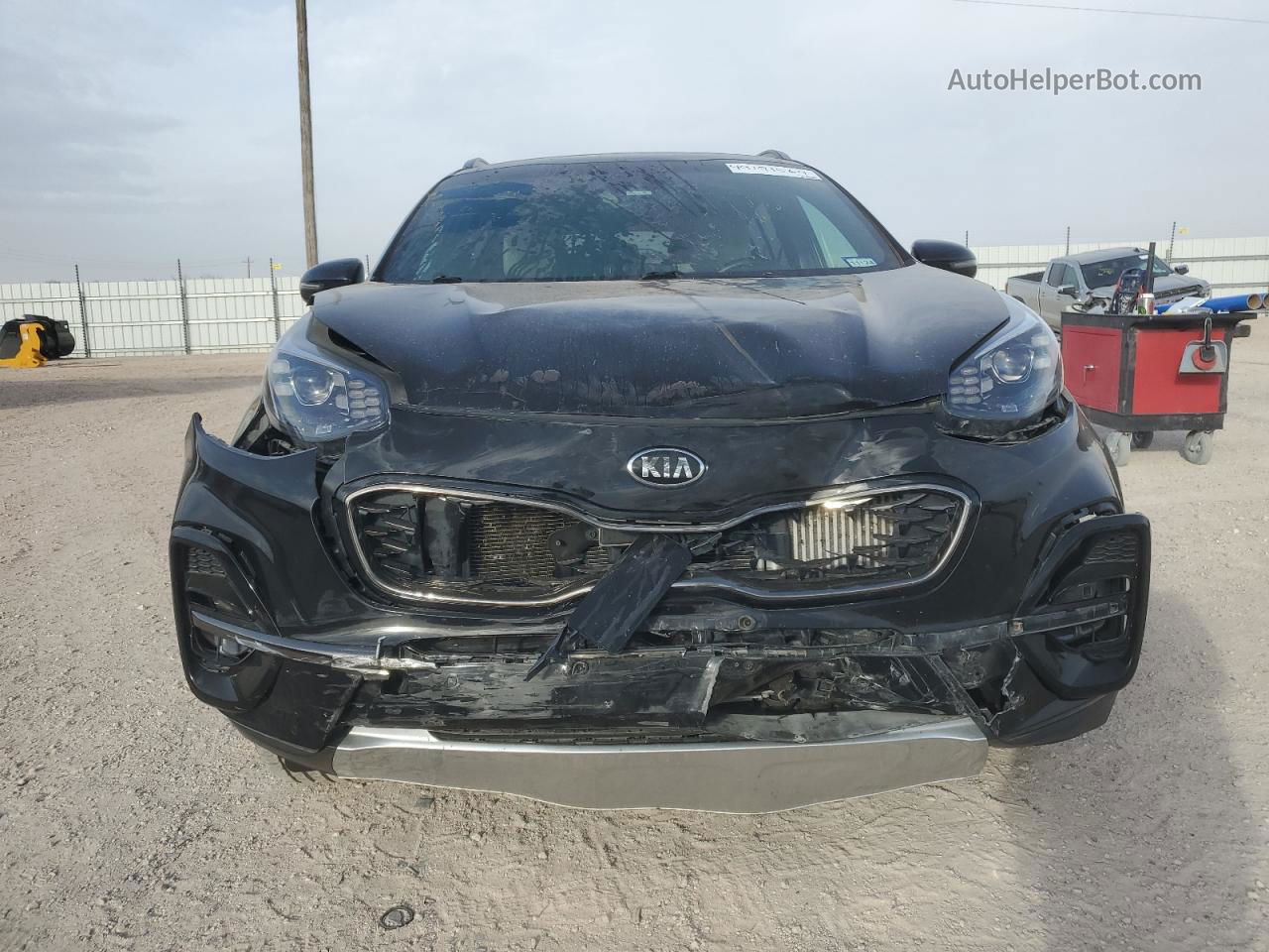 2020 Kia Sportage Sx Черный vin: KNDPRCA60L7744900