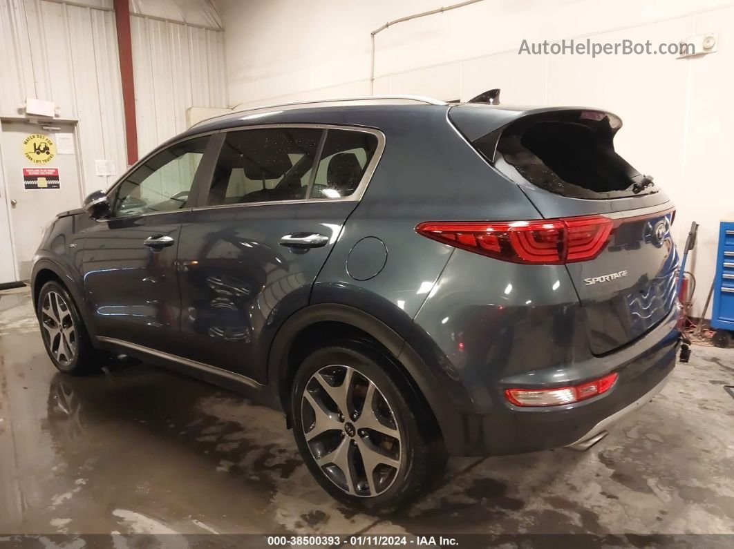 2017 Kia Sportage Sx Turbo Blue vin: KNDPRCA61H7250634