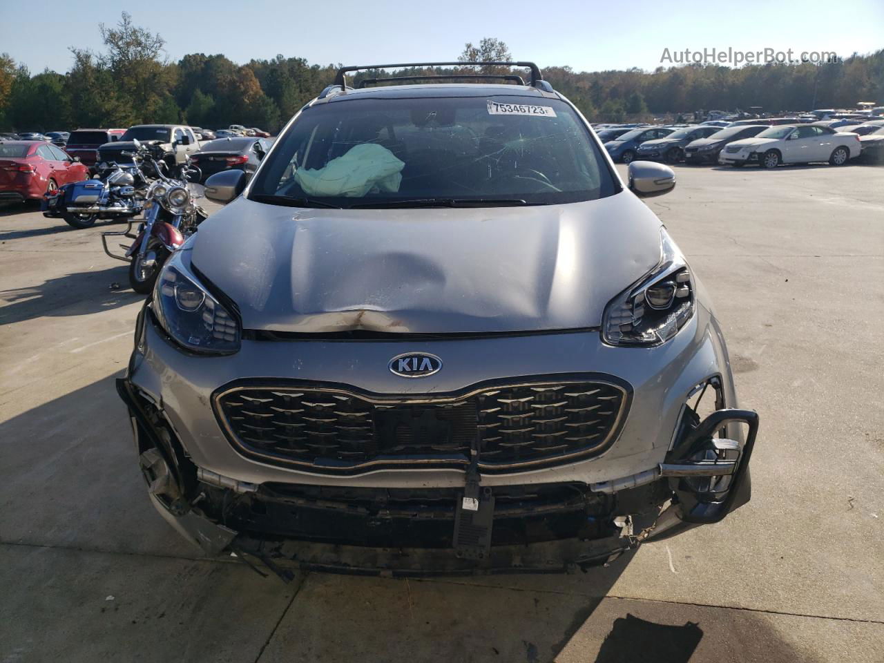 2020 Kia Sportage Sx Gray vin: KNDPRCA63L7791774