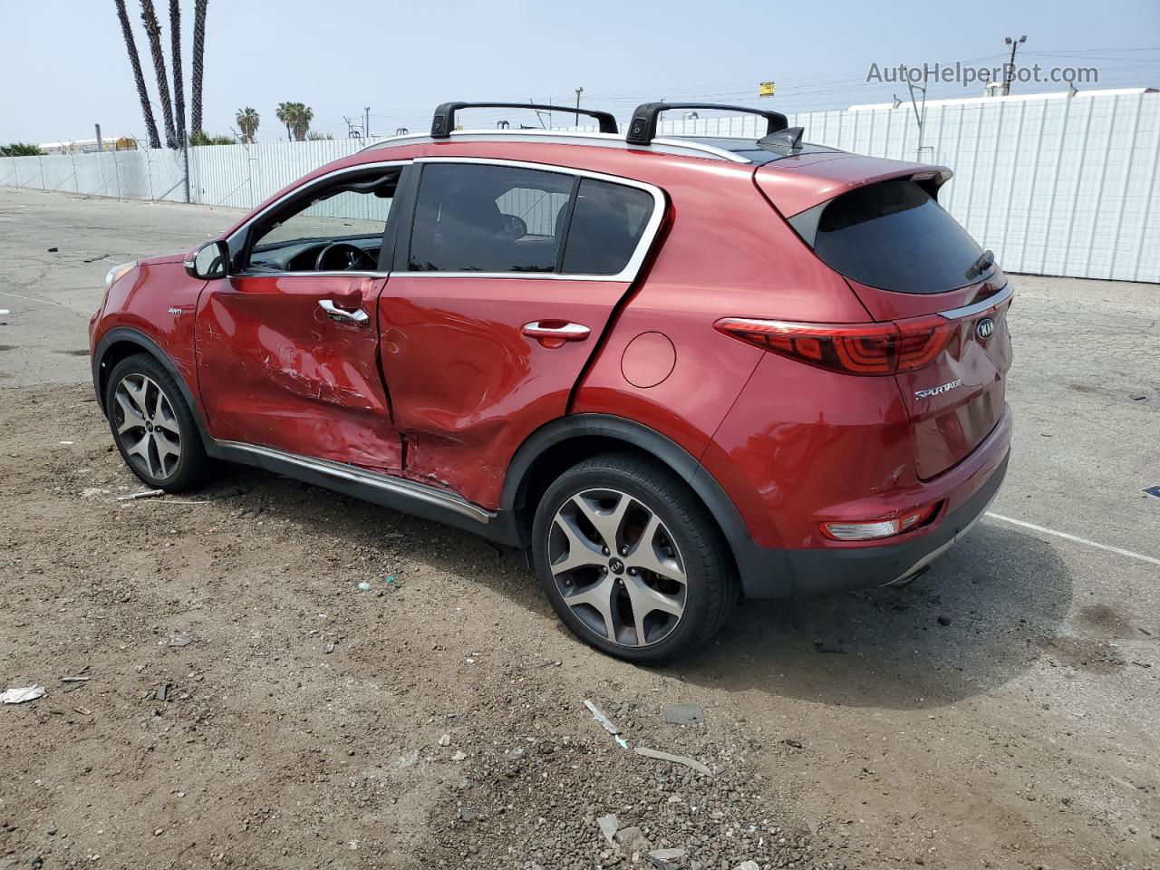 2017 Kia Sportage Sx Red vin: KNDPRCA64H7149880