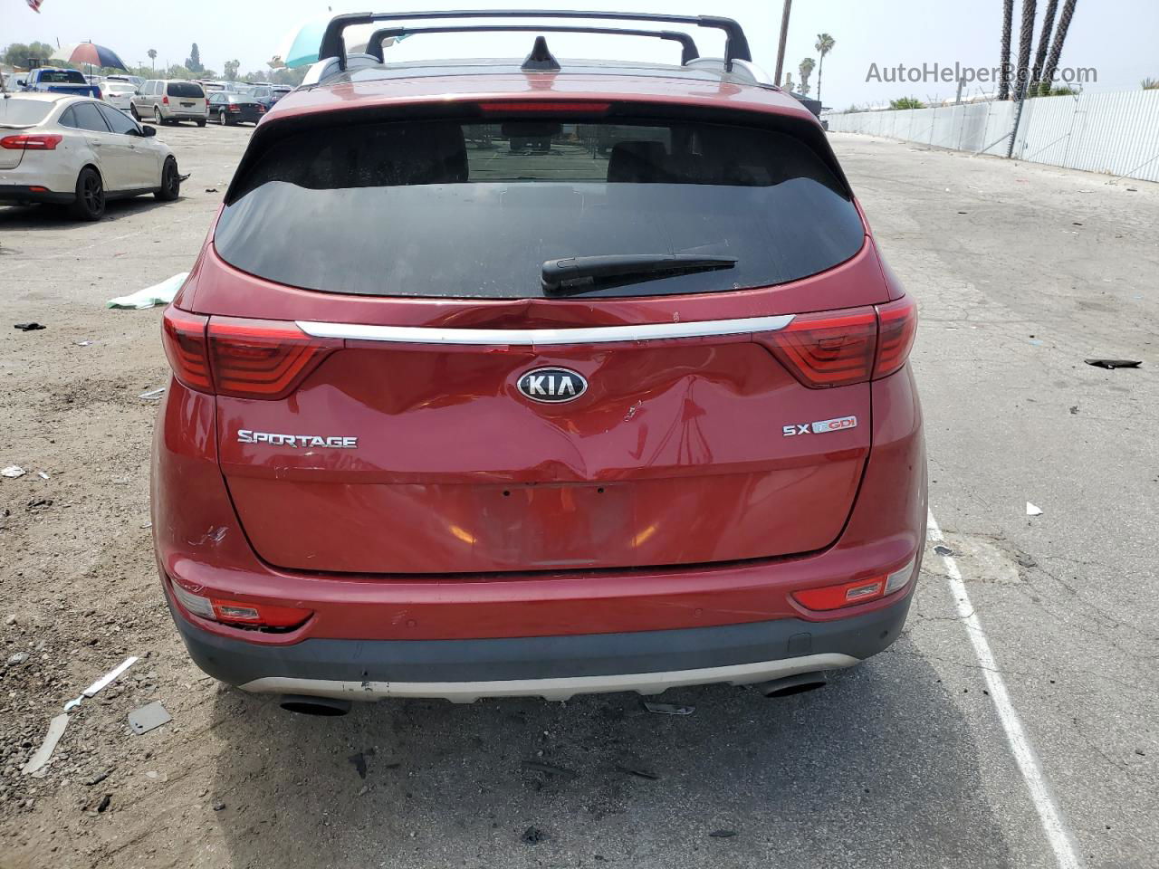 2017 Kia Sportage Sx Red vin: KNDPRCA64H7149880