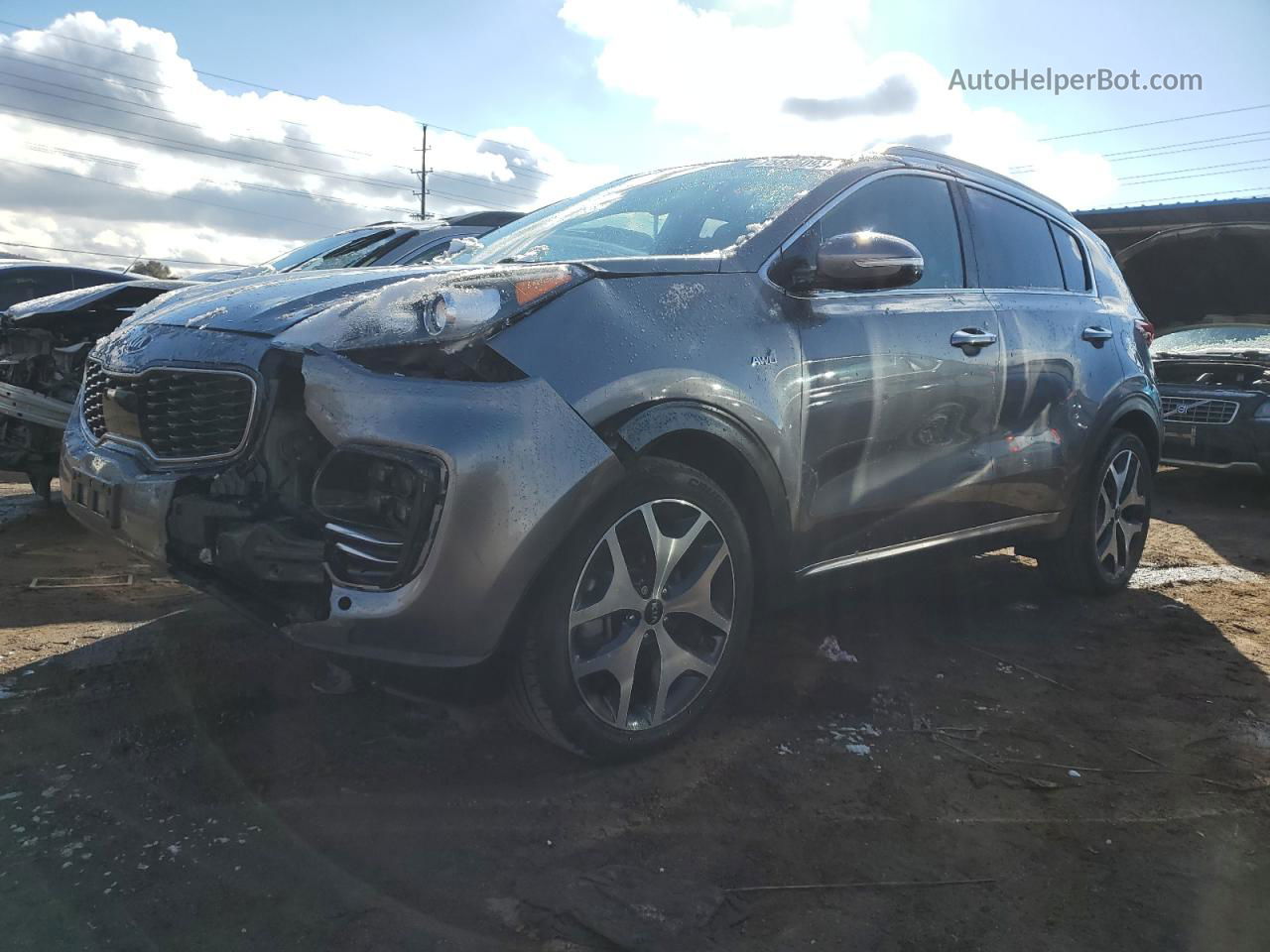 2017 Kia Sportage Sx Charcoal vin: KNDPRCA65H7258333