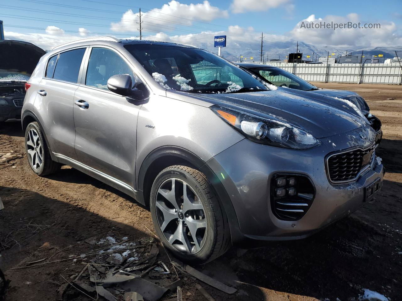 2017 Kia Sportage Sx Charcoal vin: KNDPRCA65H7258333