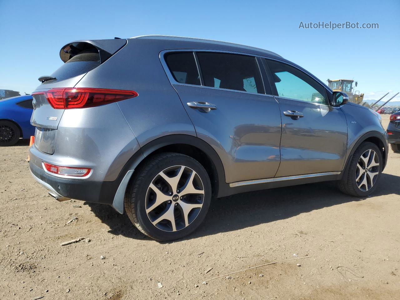 2017 Kia Sportage Sx Серый vin: KNDPRCA6XH7148264