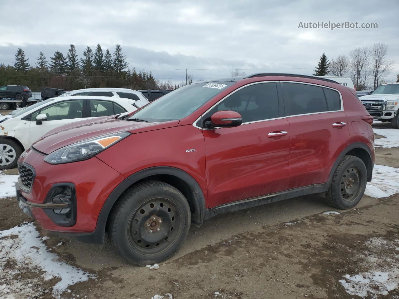 2020 Kia Sportage Sx Red vin: KNDPRCA6XL7689436