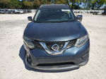 2016 Nissan Rogue S Синий vin: KNMAT2MT0GP636401