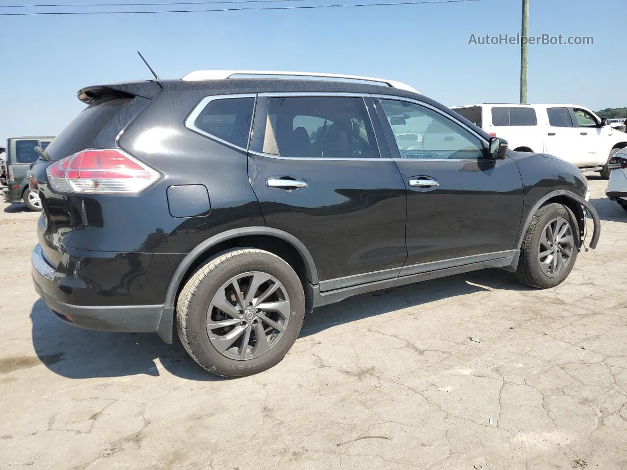 2016 Nissan Rogue S Black vin: KNMAT2MT0GP699689