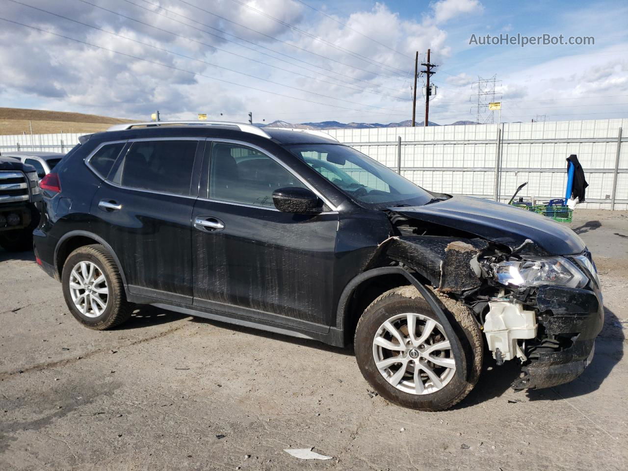 2018 Nissan Rogue S Black vin: KNMAT2MT0JP515763